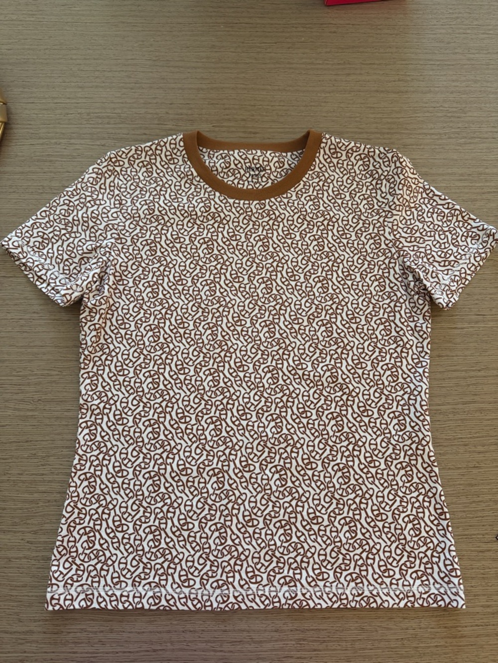 Hermes cotton chain print tshirt